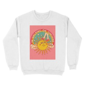 Alternative view of Walking on sunshine Unisex Crewneck Sweatshirt
