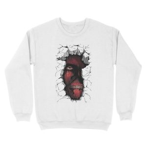 Alternative view of Wall Titan Attack On Titan Unisex Crewneck Sweatshirt