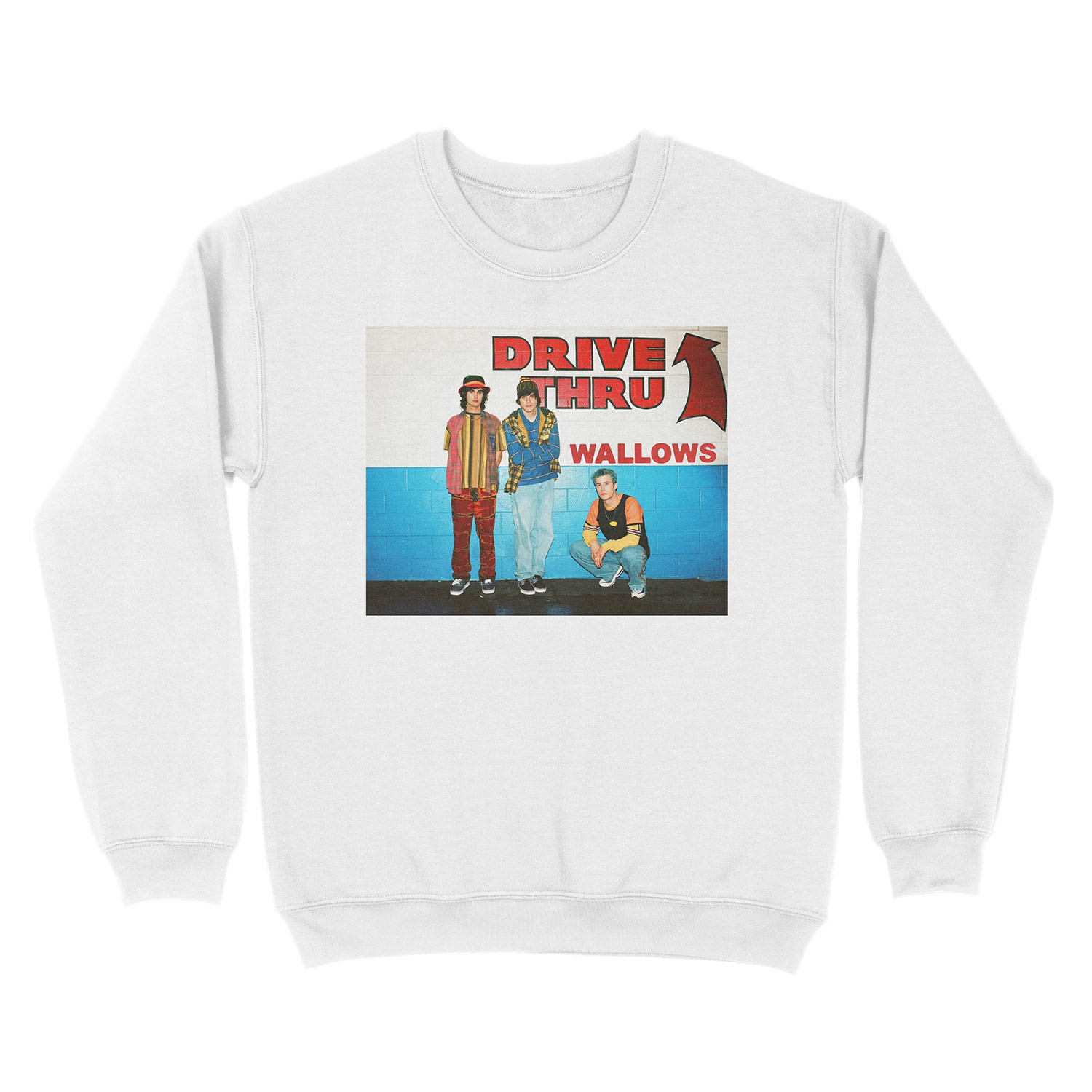wallows drive thru Unisex Crewneck Sweatshirt - Image 2
