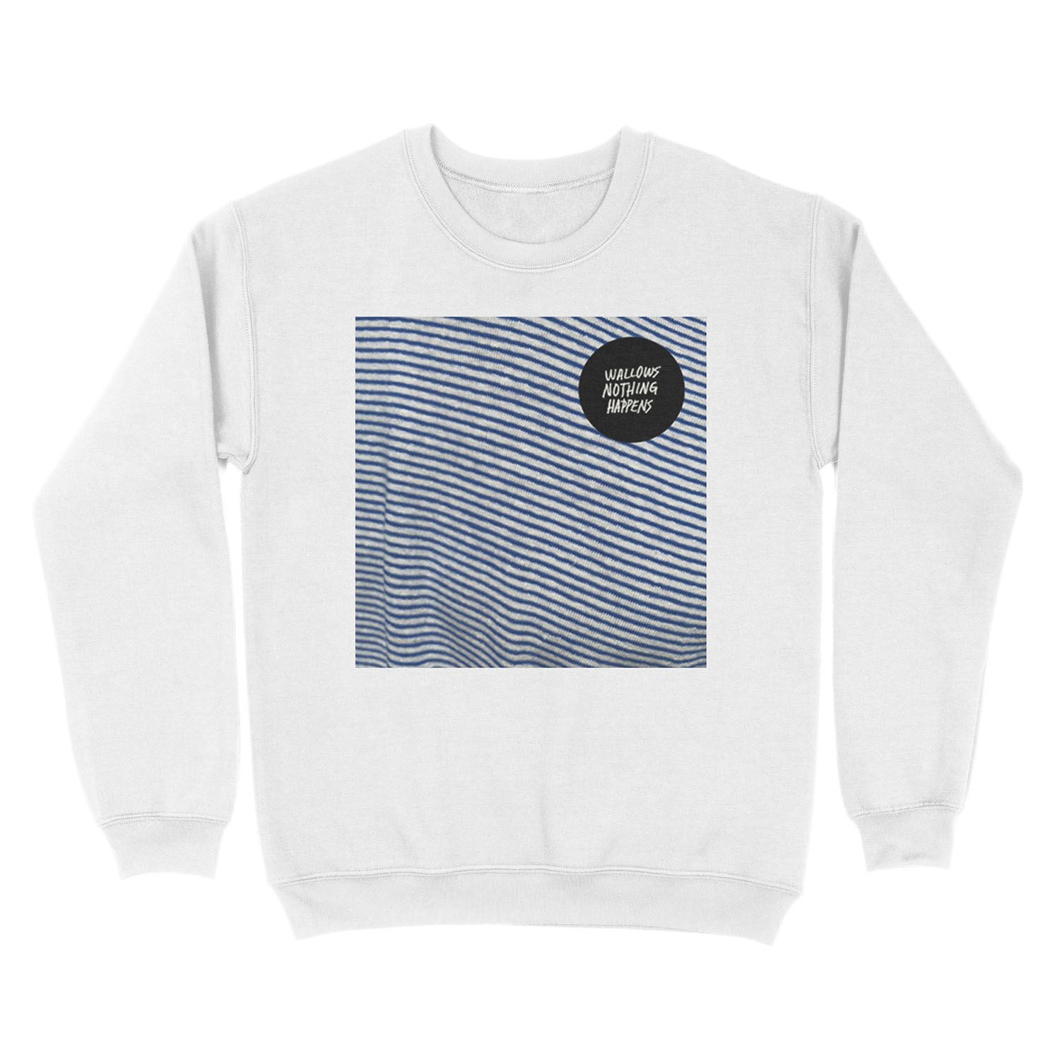 Wallows - Nothing Happens Album Cover Unisex Crewneck Sweatshirt - Image 2