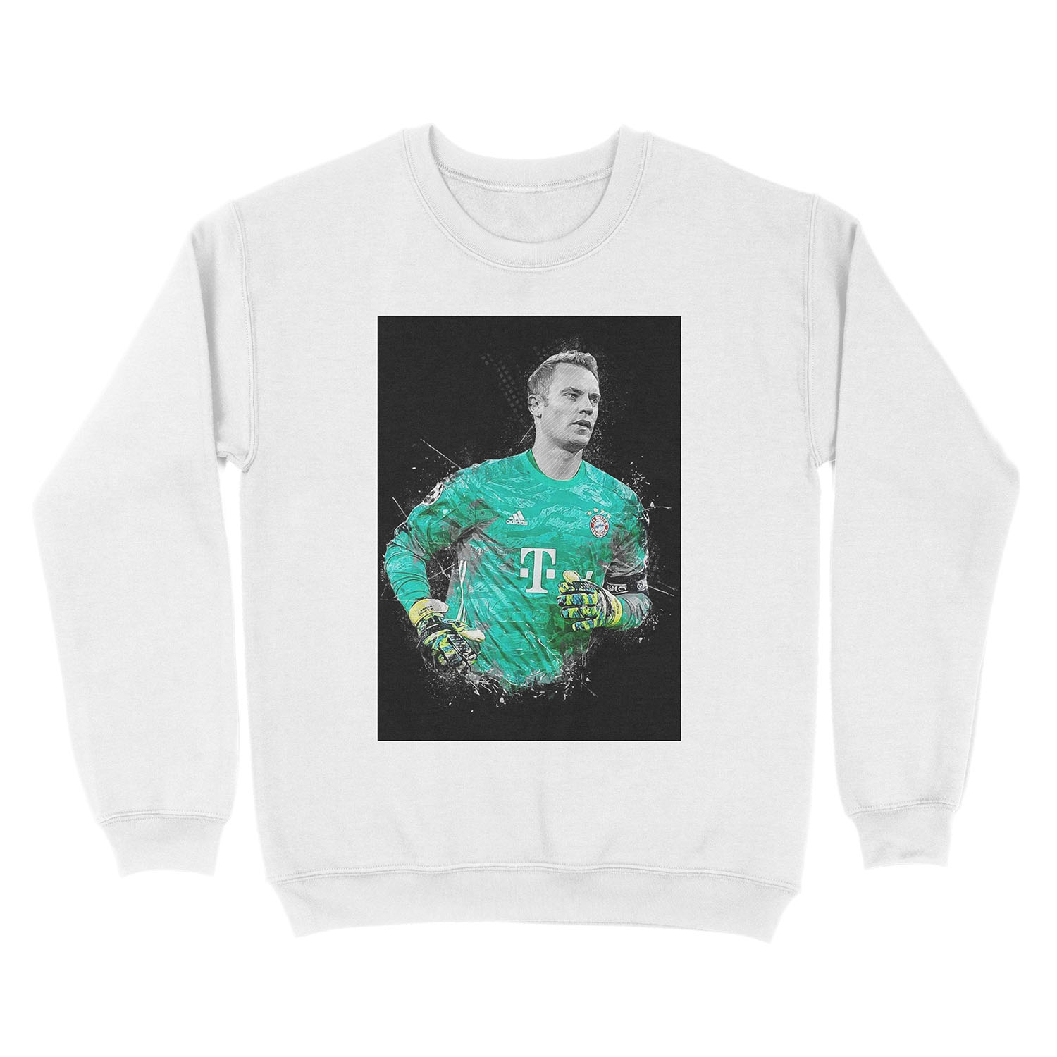 Wallpaper Neuer Illustration Unisex Crewneck Sweatshirt - Image 2