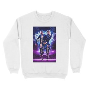 Alternative view of Wallpaper Neymar Illustration Unisex Crewneck Sweatshirt