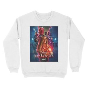 Alternative view of wandavision poster Unisex Crewneck Sweatshirt