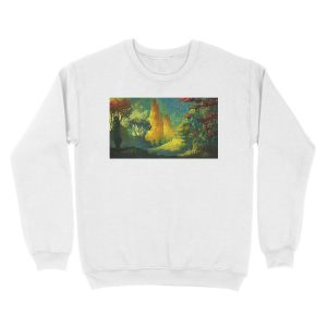 Alternative view of Wandering in the forest Unisex Crewneck Sweatshirt