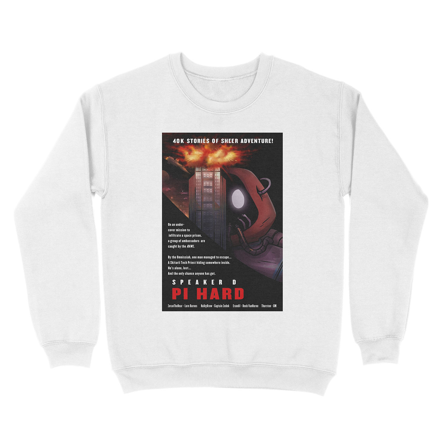 WarHams Pi Hard Unisex Crewneck Sweatshirt - Image 2