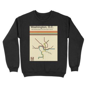 Washington, D.C. Metro Unisex Crewneck Sweatshirt
