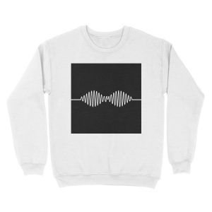Alternative view of Wave monkeys white Unisex Crewneck Sweatshirt