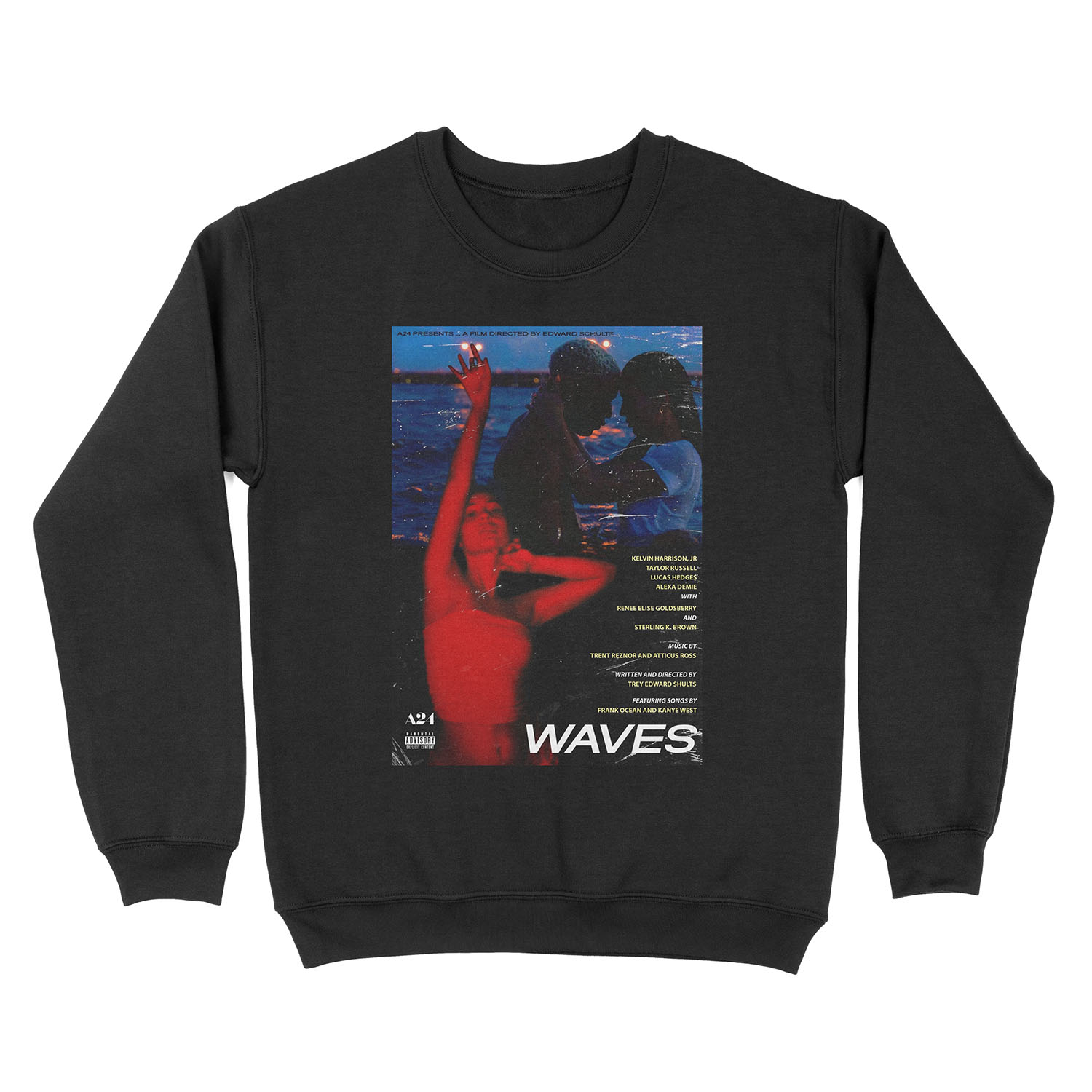 Waves - A24 Movie Unisex Crewneck Sweatshirt