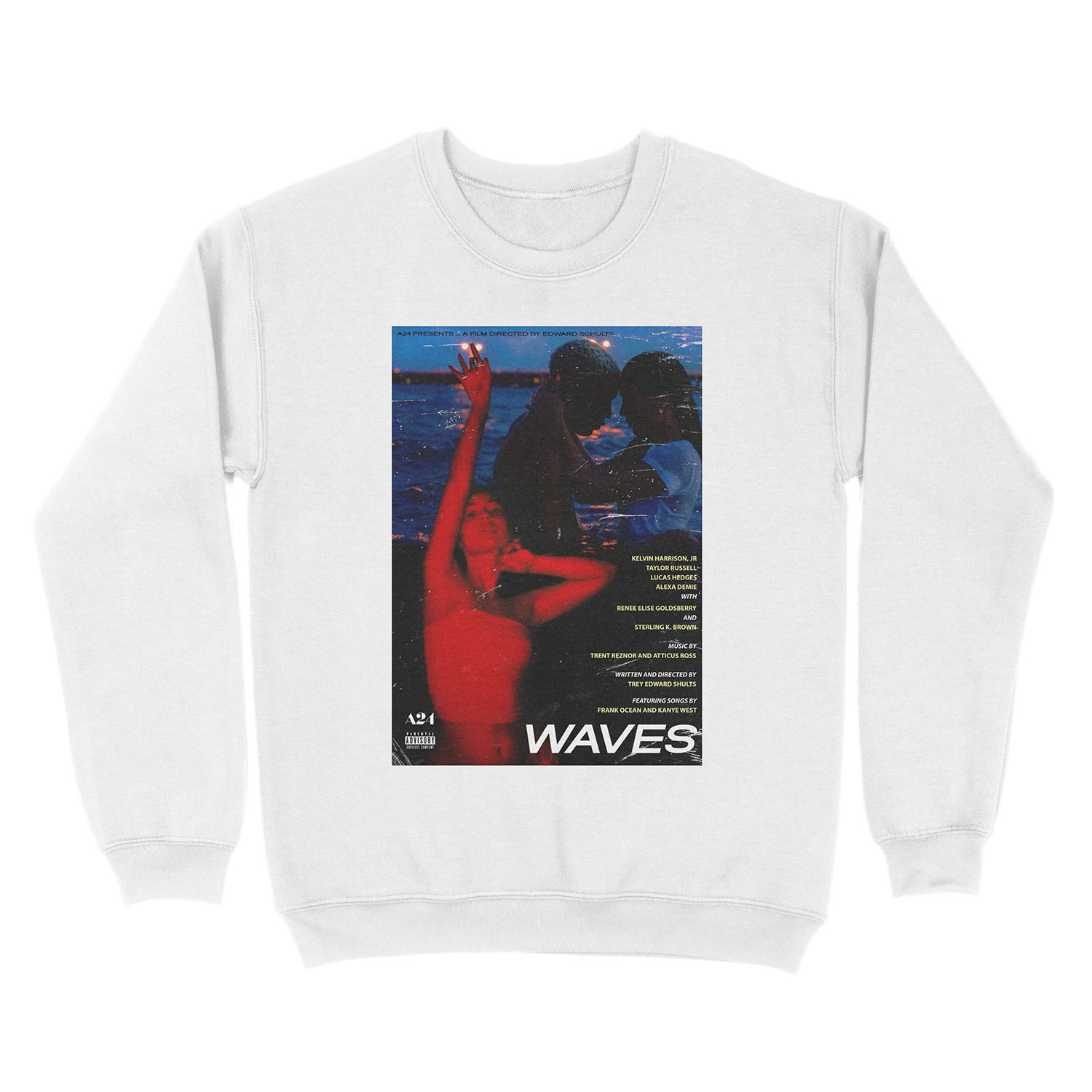 Waves - A24 Movie Unisex Crewneck Sweatshirt - Image 2