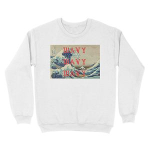 Alternative view of WAVY WAVY WAVY / KANYE Unisex Crewneck Sweatshirt