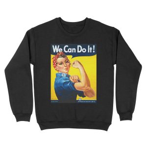We Can Do It - Rosie the Riveter Unisex Crewneck Sweatshirt