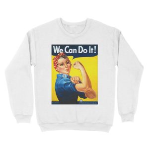 Alternative view of We Can Do It - Rosie the Riveter Unisex Crewneck Sweatshirt