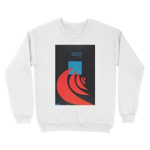 Alternative view of We Lit Up the Dawn of the Space Era Soviet Space Propaganda, 1972, Artwork by V. Karakashev Unisex Crewneck Sweatshirt