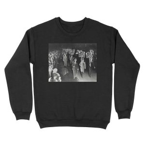 We Want Beer! Prohibition Protest, 1931. Vintage Photo Unisex Crewneck Sweatshirt