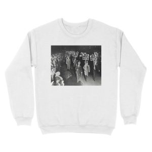 Alternative view of We Want Beer! Prohibition Protest, 1931. Vintage Photo Unisex Crewneck Sweatshirt