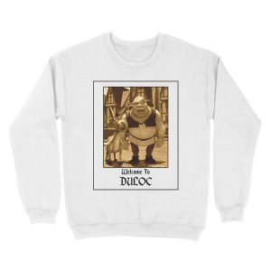 Alternative view of welcome to duloc Unisex Crewneck Sweatshirt