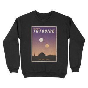Welcome to Tatooine Vintage poster Unisex Crewneck Sweatshirt