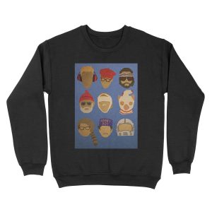 Wes Anderson's Hats Unisex Crewneck Sweatshirt
