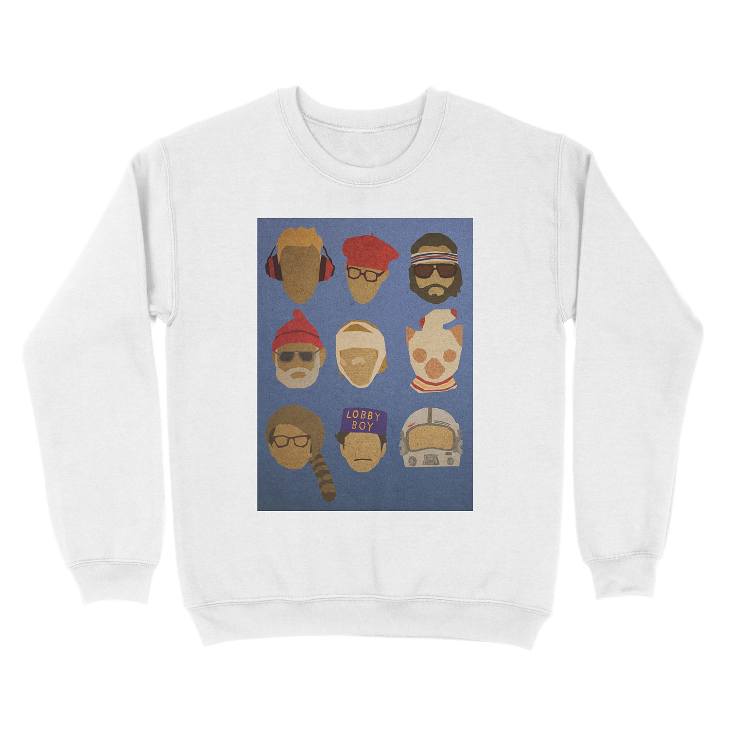 Wes Anderson's Hats Unisex Crewneck Sweatshirt - Image 2