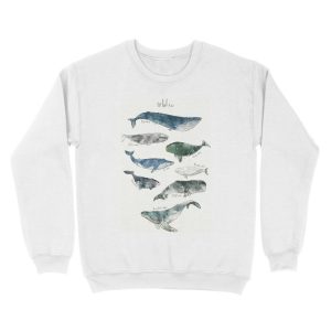 Alternative view of Whales Unisex Crewneck Sweatshirt