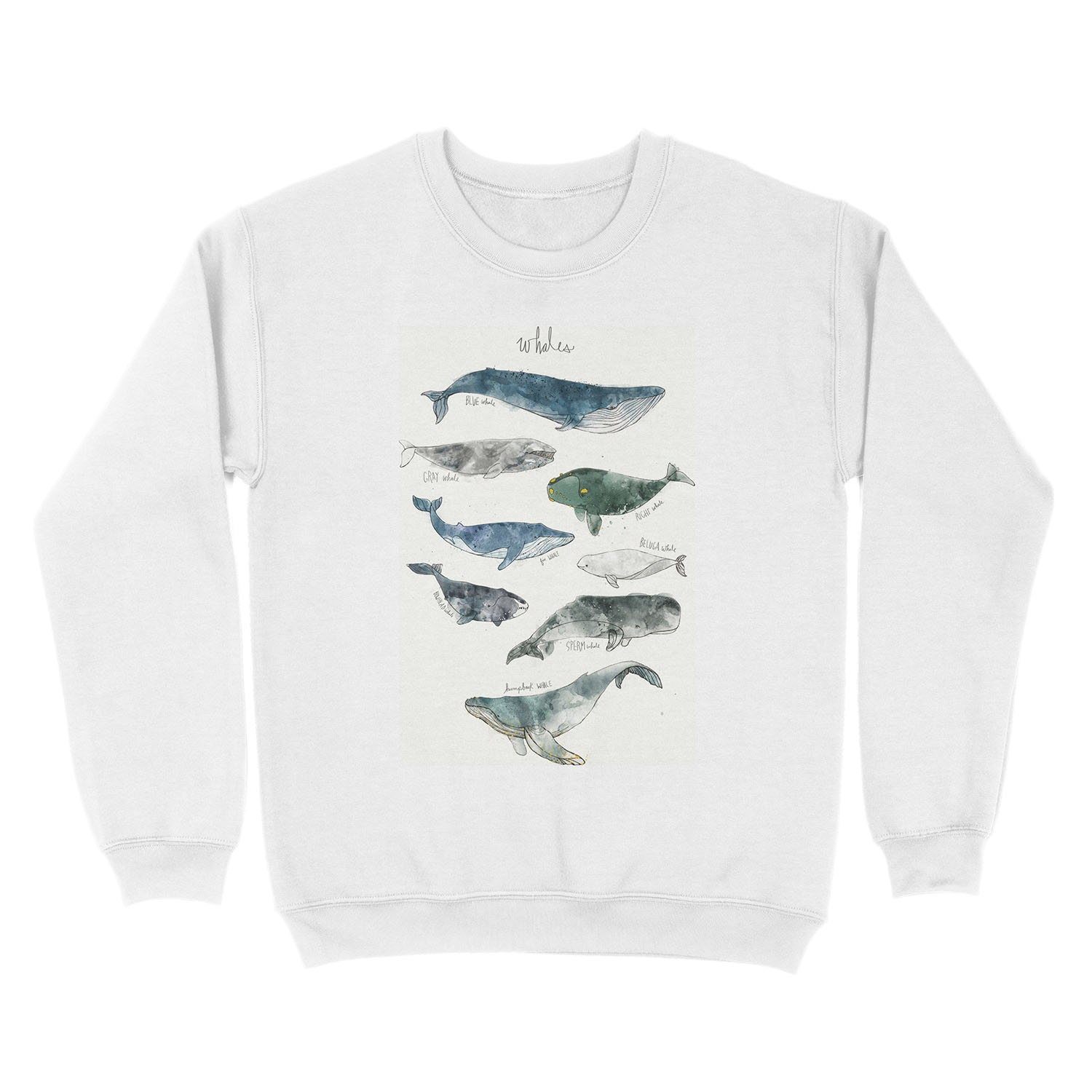 Whales Unisex Crewneck Sweatshirt - Image 2