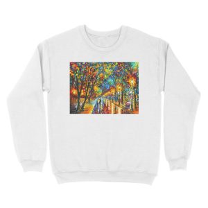 Alternative view of WHEN THE DREMS CAME TRUE - Leonid Afremov Unisex Crewneck Sweatshirt
