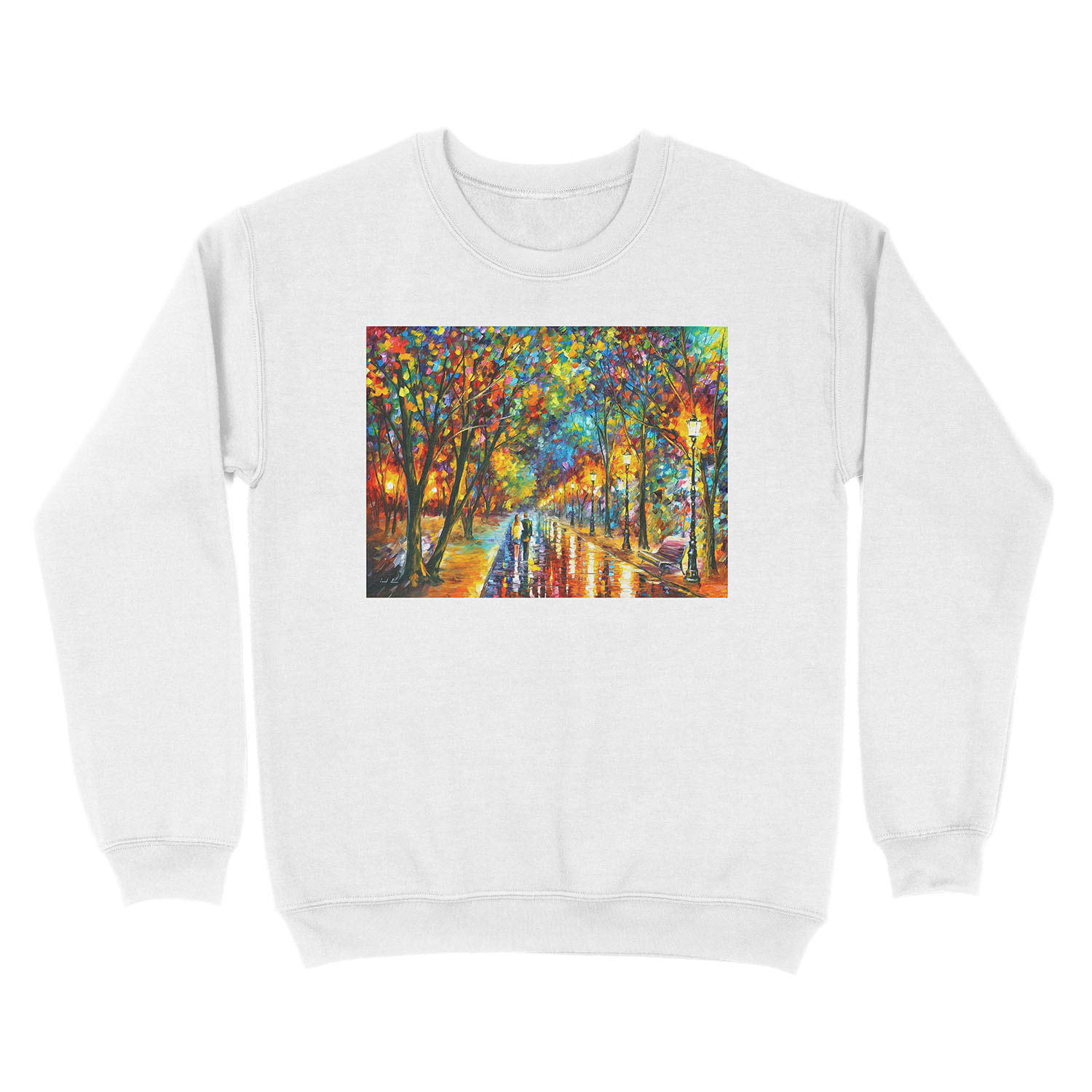 WHEN THE DREMS CAME TRUE - Leonid Afremov Unisex Crewneck Sweatshirt - Image 2