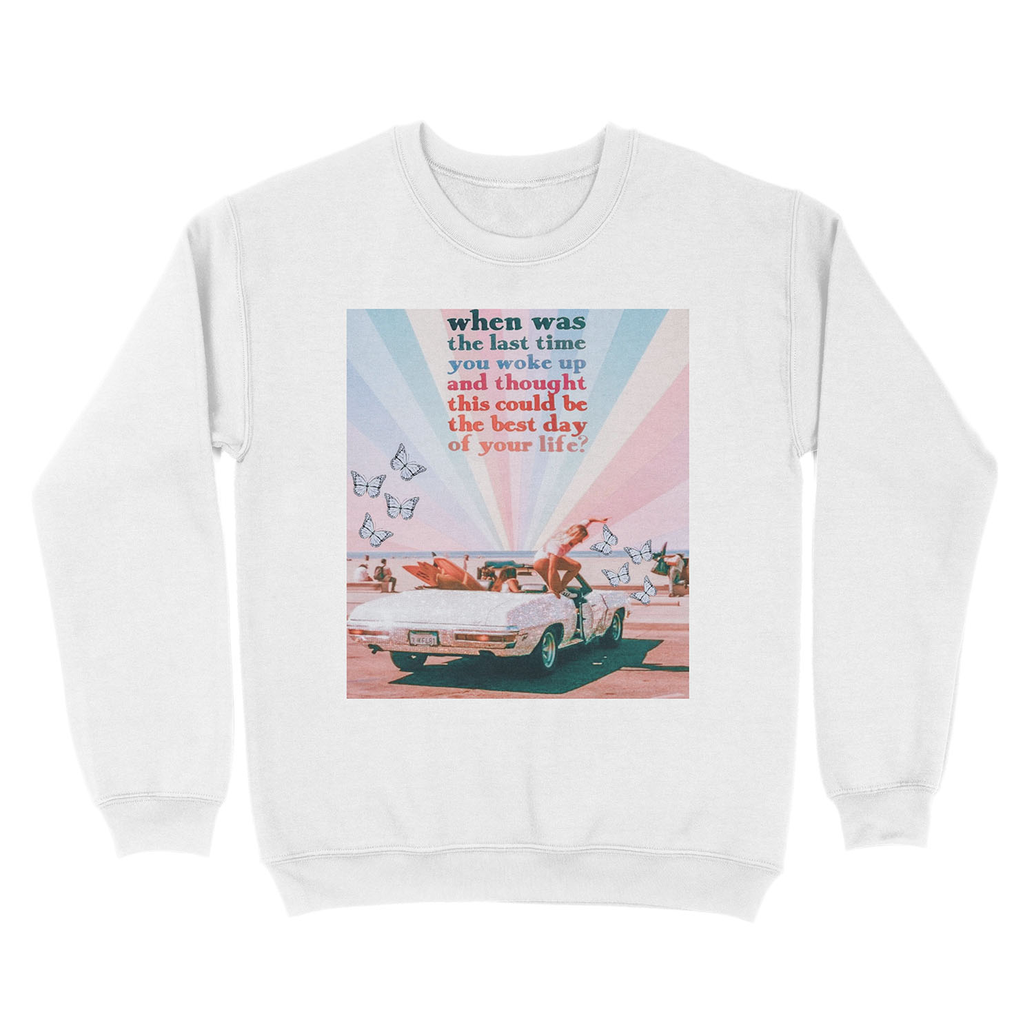 WHEN WAS THE LAST TIME... Unisex Crewneck Sweatshirt - Image 2