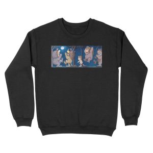 Where the Wild Things Are Wild Rumpus at night Unisex Crewneck Sweatshirt