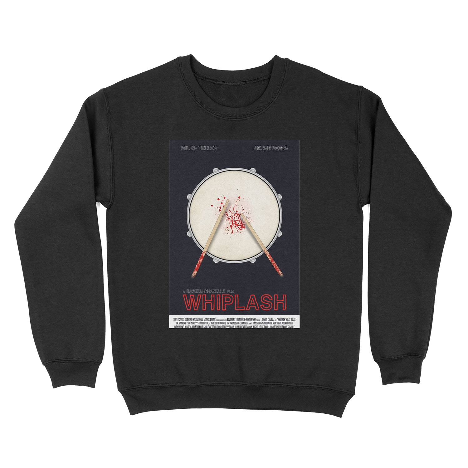 Whiplash film poster Unisex Crewneck Sweatshirt