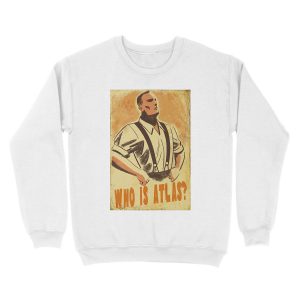 Alternative view of Who Is Atlas Unisex Crewneck Sweatshirt