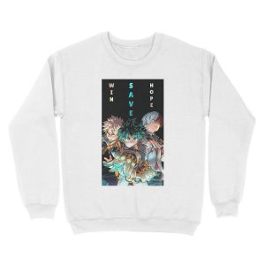 Alternative view of Win Save Hope Unisex Crewneck Sweatshirt