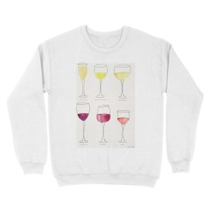 Alternative view of Wine Collection Unisex Crewneck Sweatshirt