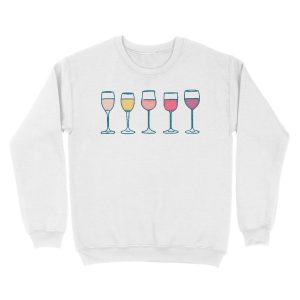 Alternative view of Wine Unisex Crewneck Sweatshirt