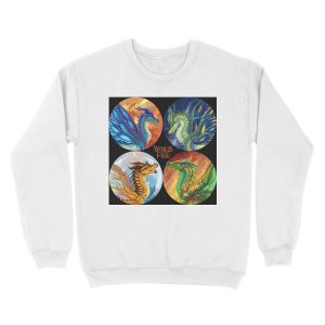 Alternative view of Wings of Fire - Heroes of the Lost Continent Unisex Crewneck Sweatshirt