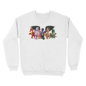 Alternative view of Wings of Fire - Jade Winglet Unisex Crewneck Sweatshirt