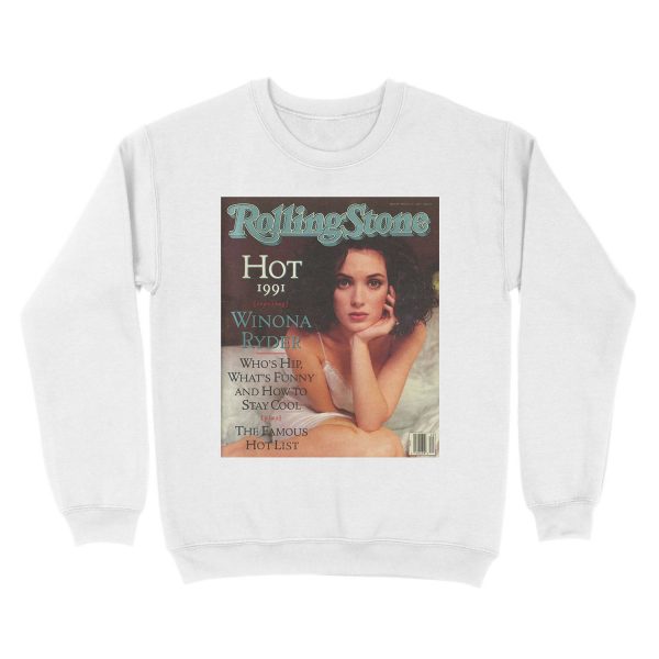 Winona Ryder 1991 Unisex Crewneck Sweatshirt - Image 2