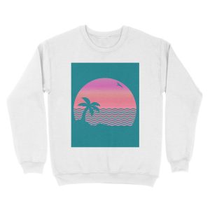 Alternative view of Wiped Out! Sunset Fade Unisex Crewneck Sweatshirt