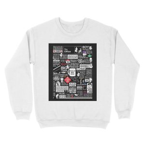 Alternative view of Wise Words From The Office - The Office Quotes Unisex Crewneck Sweatshirt