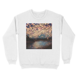 Alternative view of Wish Lanterns for Love Unisex Crewneck Sweatshirt