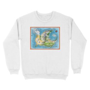 Alternative view of WOF Maps Unisex Crewneck Sweatshirt