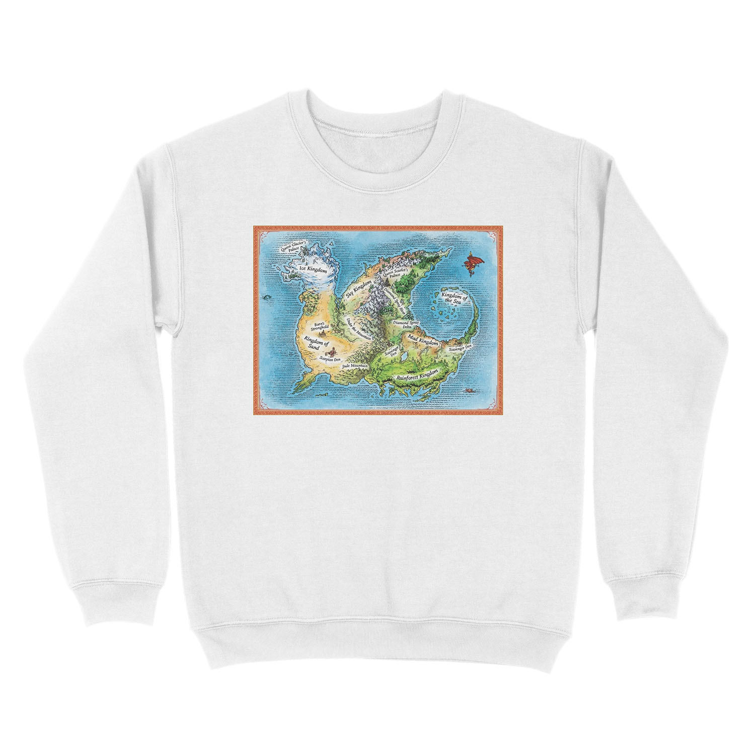 WOF Maps Unisex Crewneck Sweatshirt - Image 2