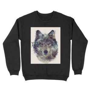 Wolf // Persevere Unisex Crewneck Sweatshirt
