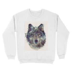Alternative view of Wolf // Persevere Unisex Crewneck Sweatshirt