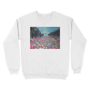 Alternative view of Women's March on Washington Unisex Crewneck Sweatshirt
