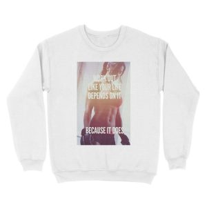 Alternative view of Women's ness Inspirational Quote And Saying Unisex Crewneck Sweatshirt