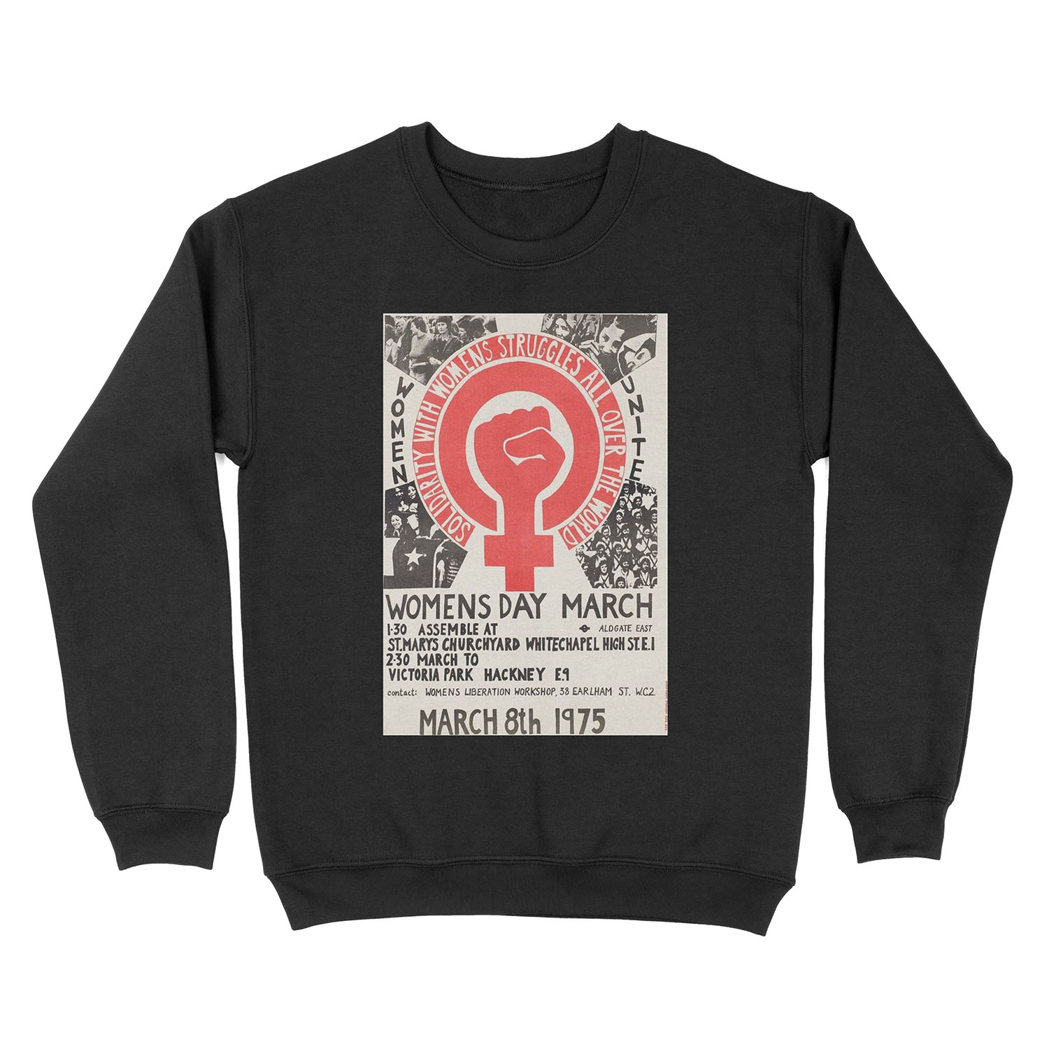 Womens day march Unisex Crewneck Sweatshirt
