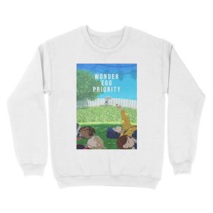 Alternative view of wonder egg priority - ai ohto- Anime Unisex Crewneck Sweatshirt
