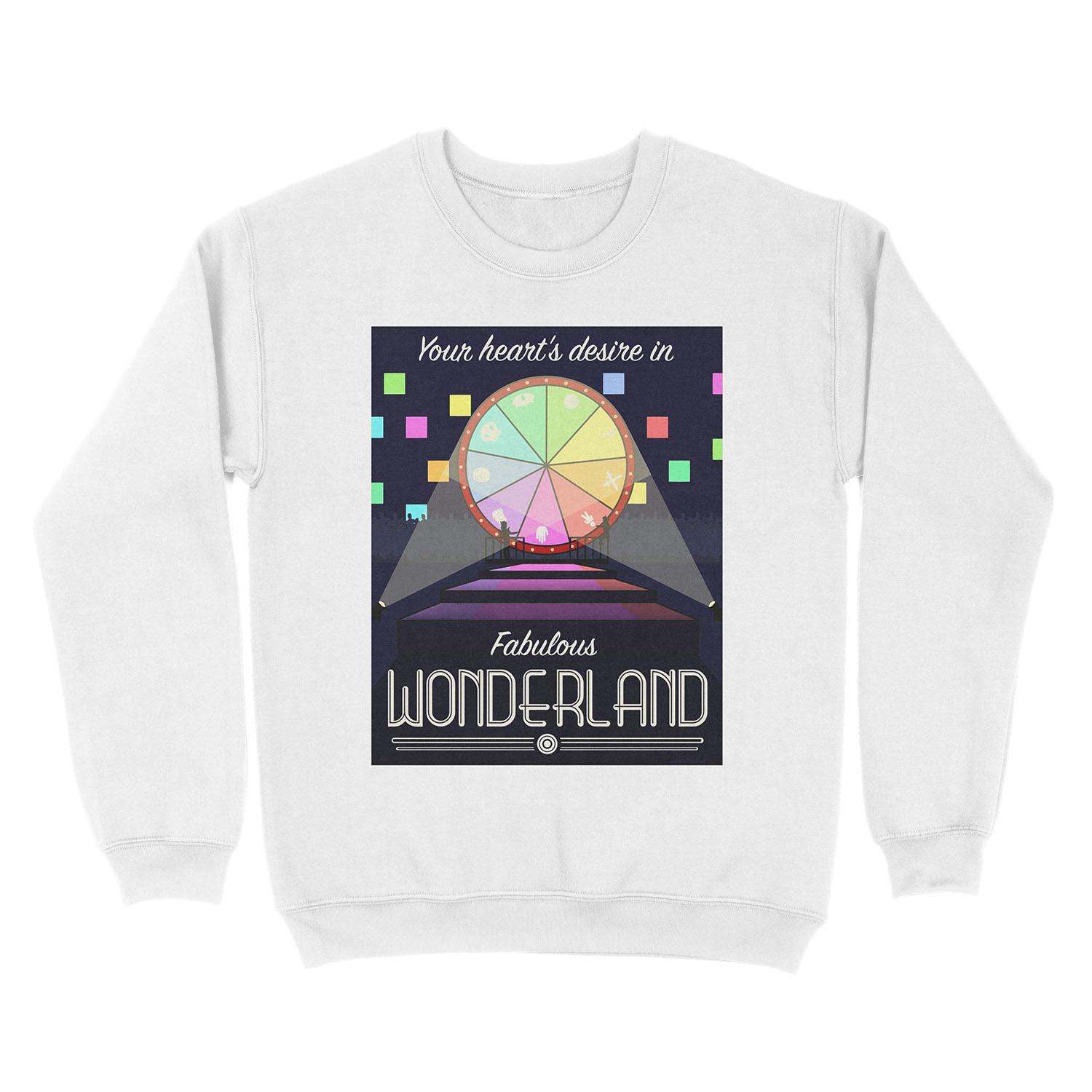 Wonderland Travel Unisex Crewneck Sweatshirt - Image 2