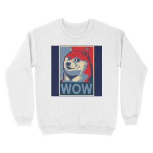 Alternative view of Wow! Unisex Crewneck Sweatshirt